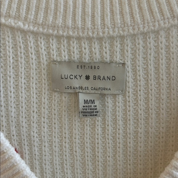 Lucky Brand Red Heart Sweater - Picture 5 of 6